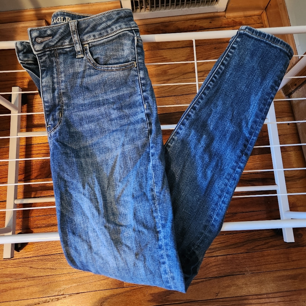 American Eagle Women's High Waisted Skinny Jeans